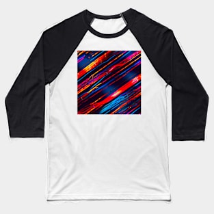 cyberpunk wires colorfull futuristic electronics Baseball T-Shirt